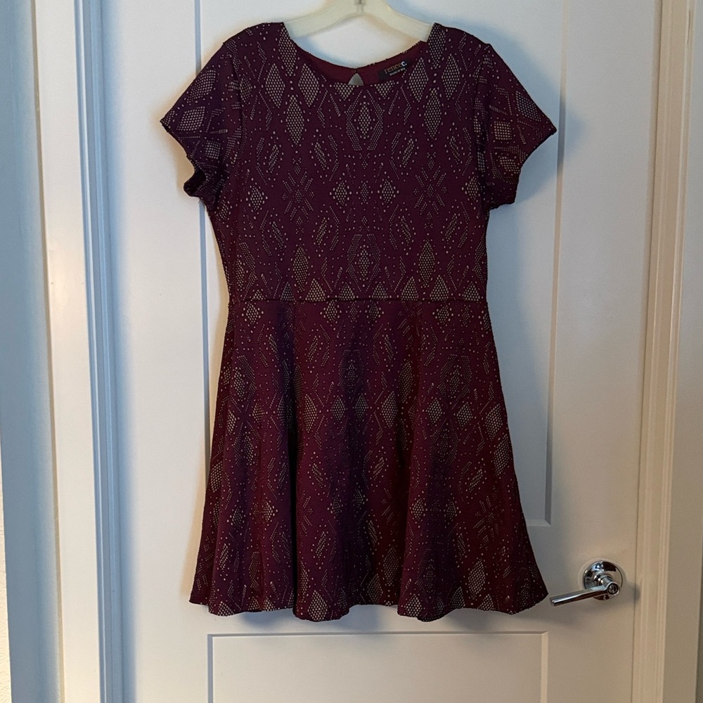 Elegant Purple Petite Dress